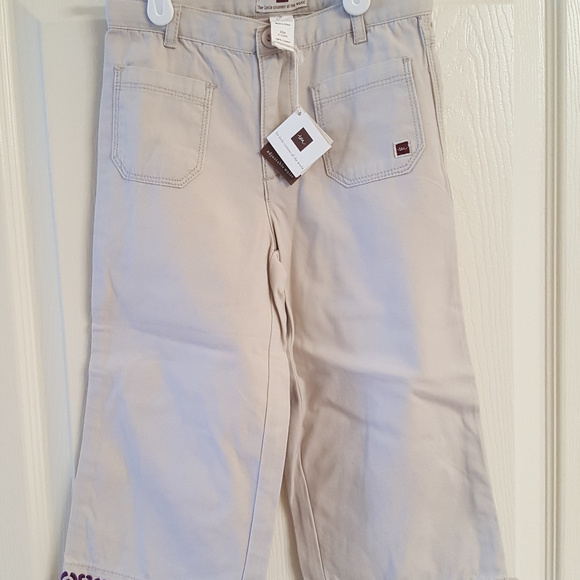 Girls TEA COLLECTION CROP PANT NWT TODDLER SIZES Beautiful - Picture 4 of 7